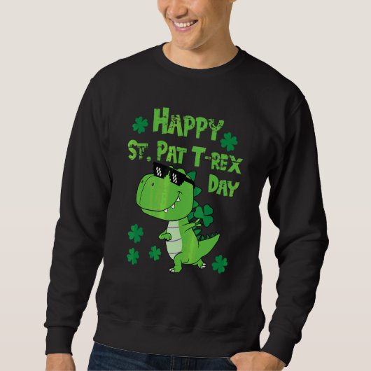 Kinder Happy St Pattrex Day Funny St Patricks Day Trui (Voorkant)