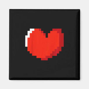 Kinder hartpixel Art Valentijnsdag Love Gaming VI Magneet