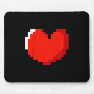 Kinder hartpixel Art Valentijnsdag Love Gaming VI Muismat