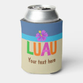 Kinder Hawaiian Luau Party Guest Favor Blikjeskoeler (Blikje Achterkant)