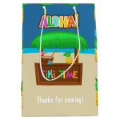 Kinder Hawaiian Luau Party Guest Favor Medium Cadeauzakje (Voorkant)