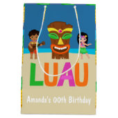 Kinder Hawaiian Luau Party Guest Favor Medium Cadeauzakje (Achterkant)