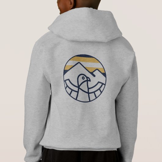 Kinder Hawk Hoodie (achterste logo) (Achterkant)