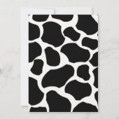 Kinder Heilige Koe Birthday Partij Kaart (Achterkant)