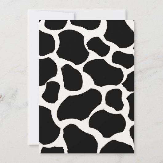 Kinder Heilige Koe Birthday Partij Kaart (Achterkant)