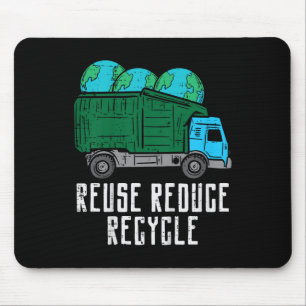 Kinder hergebruik verminderen Recyclen vuilniswage Muismat