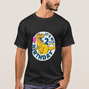 Kinder Het is mijn 2e Verjaardag Gelukkig 2 Jaar R T-shirt