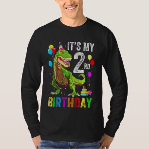 Kinder Het is mijn 2e Verjaardag Gelukkig 2 Jaar R T-shirt