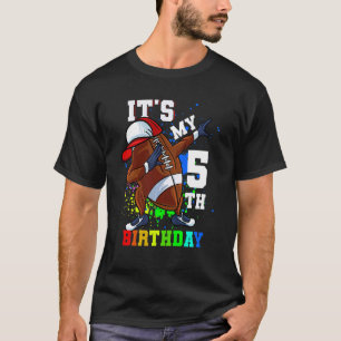 Kinder Het is mijn 5e Verjaardag 5 Jaar Oud Dabbin T-shirt