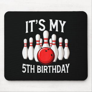 Kinder Het Is Mijn 5e Verjaardag Bowling Bowler 5 Muismat
