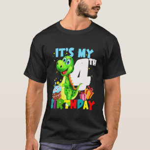 Kinder het is mijn vierde verjaardag vier jaar oud t-shirt
