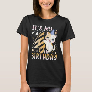 Kinder het is mijn vierde verjaardag voor de 4 jaa t-shirt