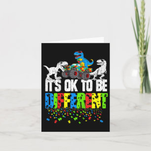 Kinder Het is OK om verschillende Autisme Bewustzi Kaart