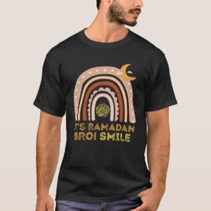 Kinder Het is Ramadan Bro Smile Muslim's Fasting M T-shirt