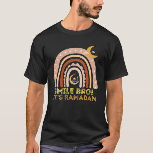 Kinder Het is Ramadan Bro Smile Muslim's Fasting M T-shirt
