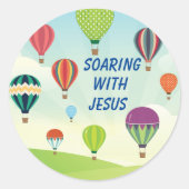 Kinder heteluchtballonnen stickers (Voorkant)