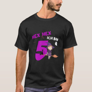 Kinder HEX-HEX I'm 5 - Meisje 5e verjaardag - Prac T-shirt