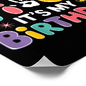 Kinder Hi Five is mijn 5e verjaardagsfeestje 5 Poster (Hoek)