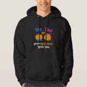 Kinder hij of zij je grote broer houdt van je gesl hoodie (Voorkant)