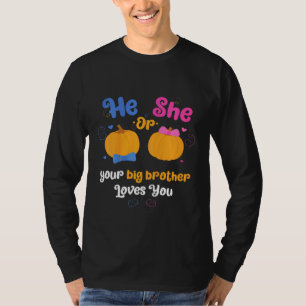 Kinder hij of zij je grote broer houdt van je gesl t-shirt