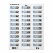 Kinder Hockey Gift Label Labels (Full Sheet)