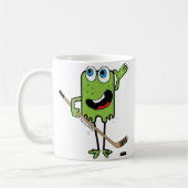 Kinder Hockey Monster Green Koffiemok (Links)