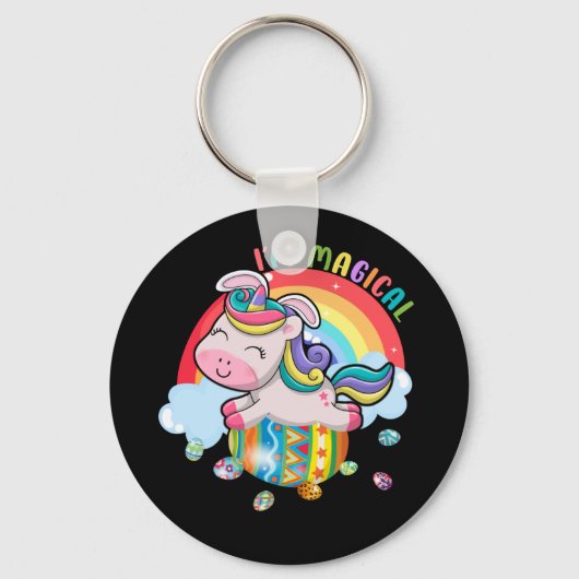 Kinder Hoes Rainbow Magical Sleutelhanger (Voorkant)