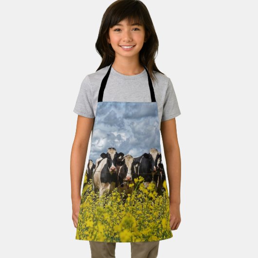 Kinder Holstein Koeien Schort (Insitu)