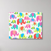 Kinder home deco olifant india canvas (Voorkant)