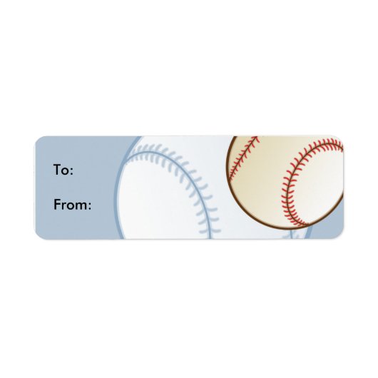 Kinder honkbal cadeau Label labels (Voorkant)