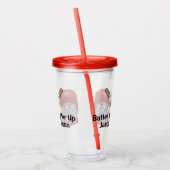 Kinder honkbal seizoen acryl drinkbeker (Links)