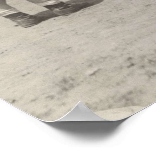 kinder honkbal van 1920 op het veld van de Grote L Poster (Hoek)