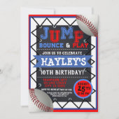 Kinder honkbaljongens Sprong & Play Trampoline Par Kaart (Voorkant)