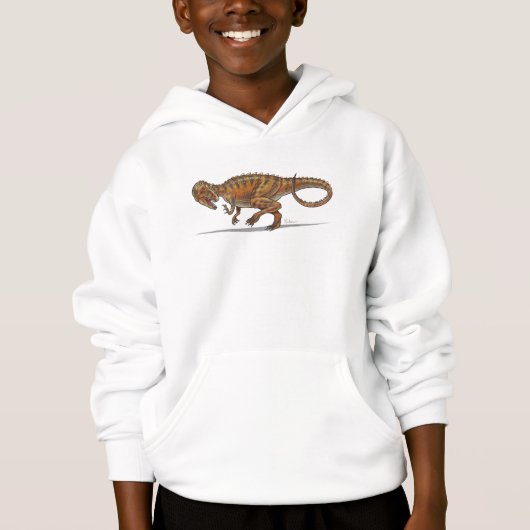 Kinder Hoodie Allosaurus Dinosaur (Voorkant)