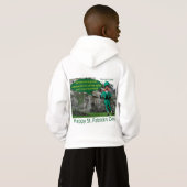 kinder hoodie. Gelukkige St. Patrick's Day. Ierse (Achterkant volledig)