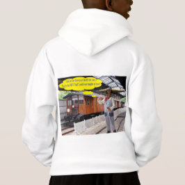 kinder hoodie. Gelukkige Vaderdag. koe/dirigent