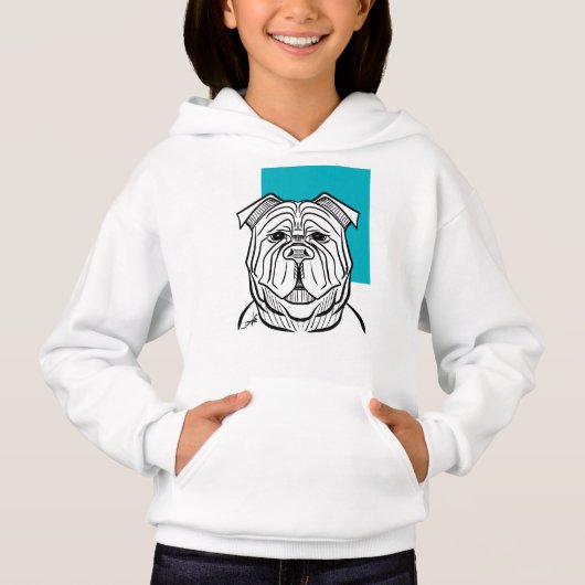 Kinder Hoodie - Hondenbroek - Collectie (Voorkant)