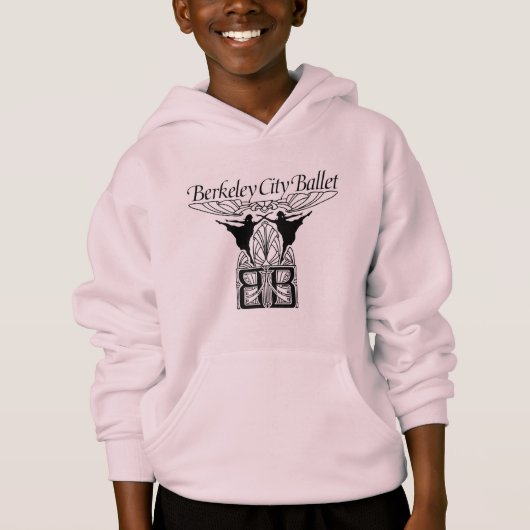 Kinder Hoodie Sweatshirt - Roze (Voorkant)