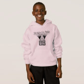 Kinder Hoodie Sweatshirt - Roze (Voorkant volledig)