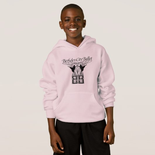 Kinder Hoodie Sweatshirt - Roze (Voorkant volledig)
