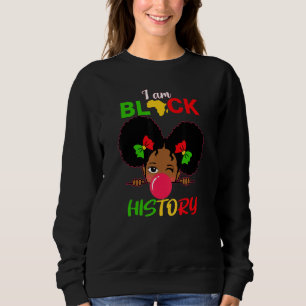 Kinder I Am Black History Girl Little Melanin Prin Trui