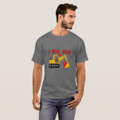 Kinder I Dig je Construction Truck Valentijnsdag T-shirt (Voorkant volledig)