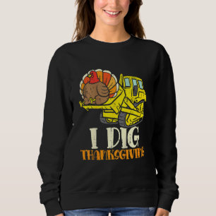 Kinder I Dig Thanksgiving Bulldozer Toddler Little Trui