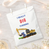 Kinder I echt dig draaien 3 graafmachine Bedankzakje (Geknipt)