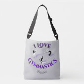 Kinder I Love Gymnastiek Crossbody Tas (Voorkant)
