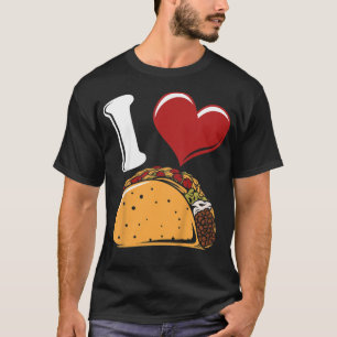 Kinder I Love Tacos - Funny Taco Pun Mexican Food T-shirt