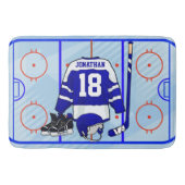 Kinder Ice Hockey Bedroom Collectie 1 Badmat (Voorkant)