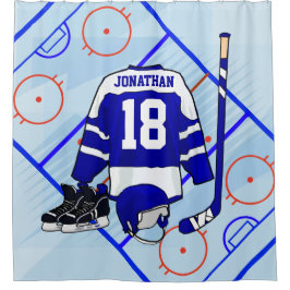 Kinder Ice Hockey Bedroom Collectie 1 Douchegordijn