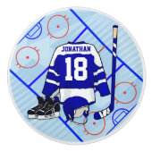 Kinder Ice Hockey Bedroom en En Suite collectie Keramische Knop (Voorkant)