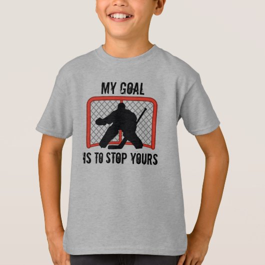 Kinder Ice Hockey Goalie T-shirt (Voorkant)